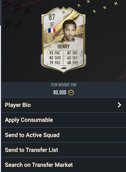 Henry fifa player snipe